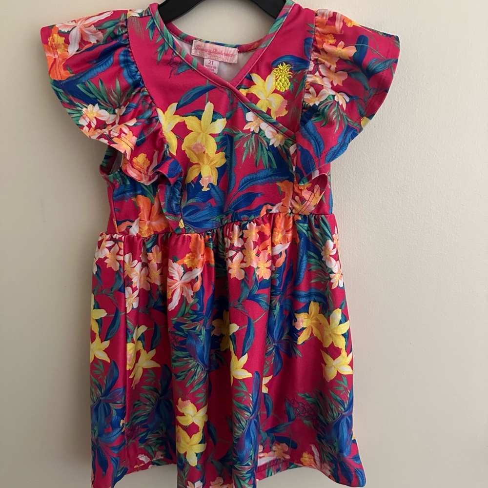 Tommy Bahama Kids Dress - Pink and Yellow Floral